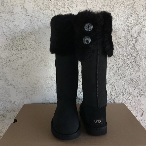 Black UGG over the knee Bailey button - Picture 7 of 7